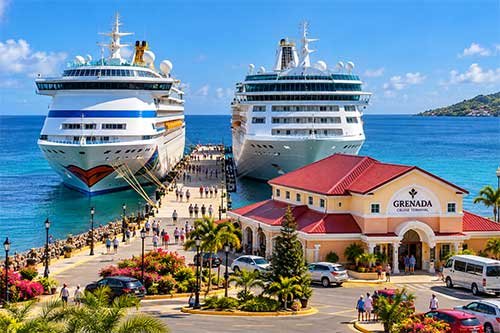 Melville Street Cruise Terminal in Grenada